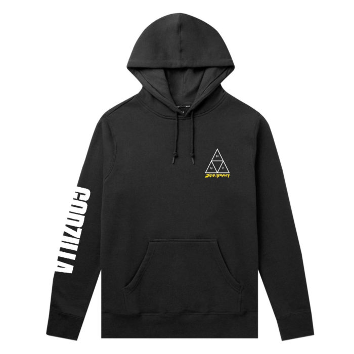Godzilla VS HUF - Godzilla TT PO Hoodie - Black - immagine 3