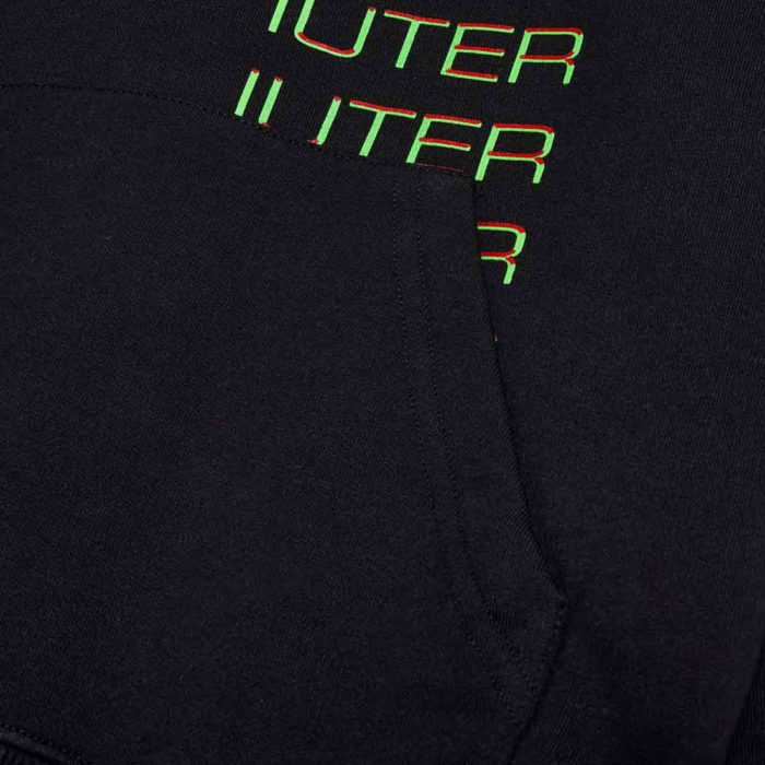 Iuter - Felpa Toxic Hoodie - Black - immagine 4