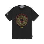 Octopus T-Shirt More Fire Logo Tee - Black