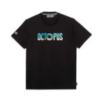 Octopus T-Shirt Embroidered Logo Tee - Black