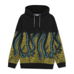 Octopus - Felpa Octopus Finger Hoodie - Black
