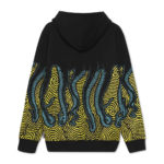 Octopus - Felpa Octopus Finger Hoodie - Black - immagine 3