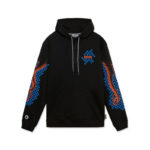 Octopus - Felpa Octopus Checkered Logo Hoodie - Black
