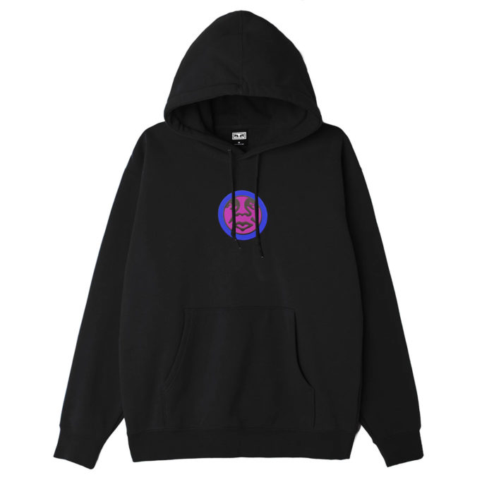 Obey Felpa Friends Hood Fleece - Black - immagine 2