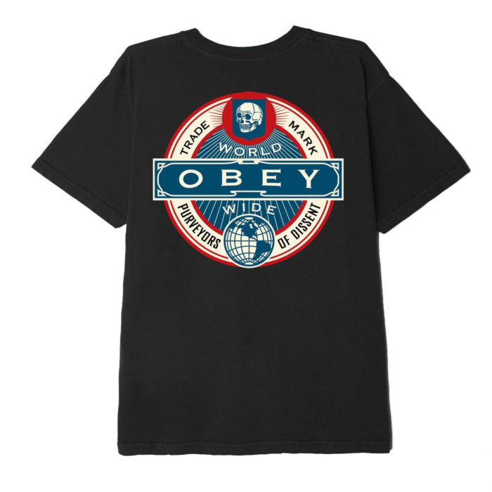 Obey Purveyors Of Dissent T-Shirt - Black - immagine 2