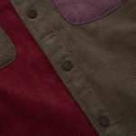 HUF Camicia Cord Block L/S Overshirt - Olive - immagine 4