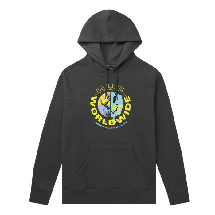 HUF Felpa Oxy P/O Hoodie - Black - immagine 2