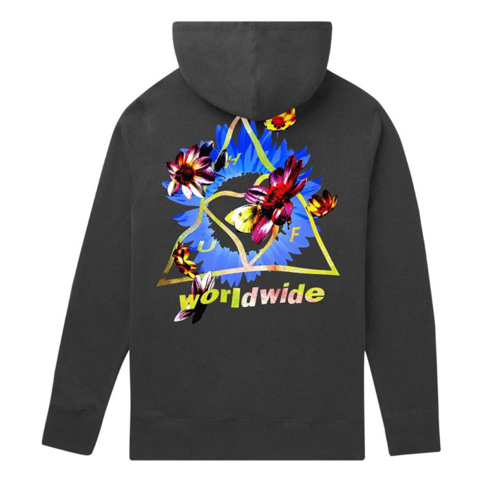 HUF Felpa Come Down TT P/O Hoodie - Black - immagine 2