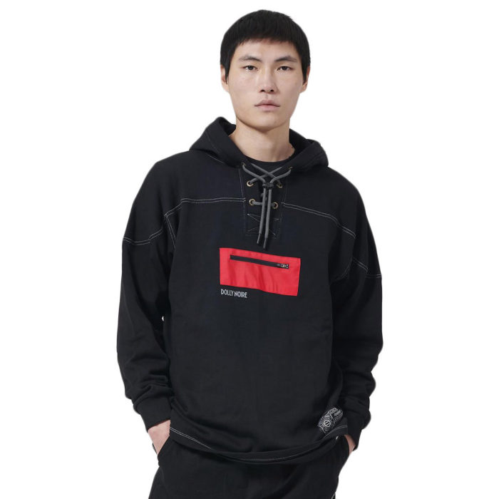 Dolly Noire Felpa Death Viper Hockey Hoodie - Black - immagine 3