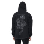 Dolly Noire Felpa Death Viper Hockey Hoodie - Black
