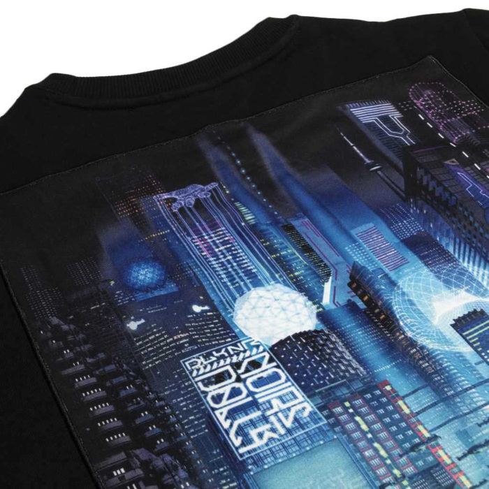 Dolly Noire Felpa Sion Crewneck - Black - immagine 4