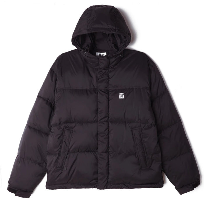 Obey Giacca Fellowship Puffer Jacket - Black - immagine 2