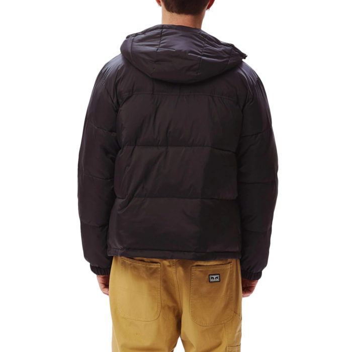 Obey Giacca Fellowship Puffer Jacket - Black - immagine 6