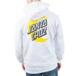 Santa Cruz Felpa Moon Dot Fade Hood - White