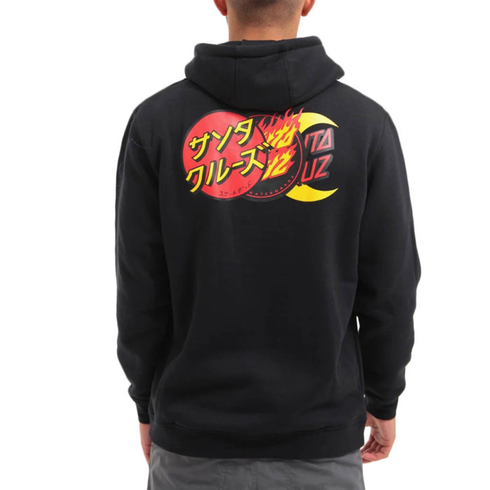 Santa Cruz Felpa Dot Group Hood - Black - immagine 2