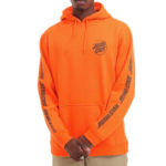 Santa Cruz Felpa Opus Dot Stripe Hood - Hot Coral - immagine 3