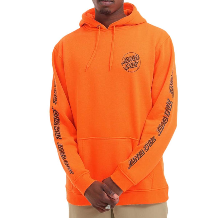 Santa Cruz Felpa Opus Dot Stripe Hood - Hot Coral - immagine 3