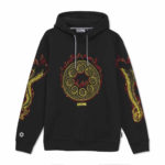 Octopus Felpa Octopus More Fire Logo Hoodie - Black
