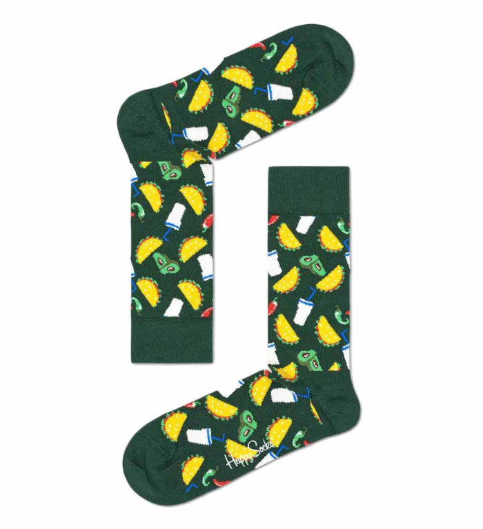 Happy Socks Calze Taco Sock - Green - immagine 2