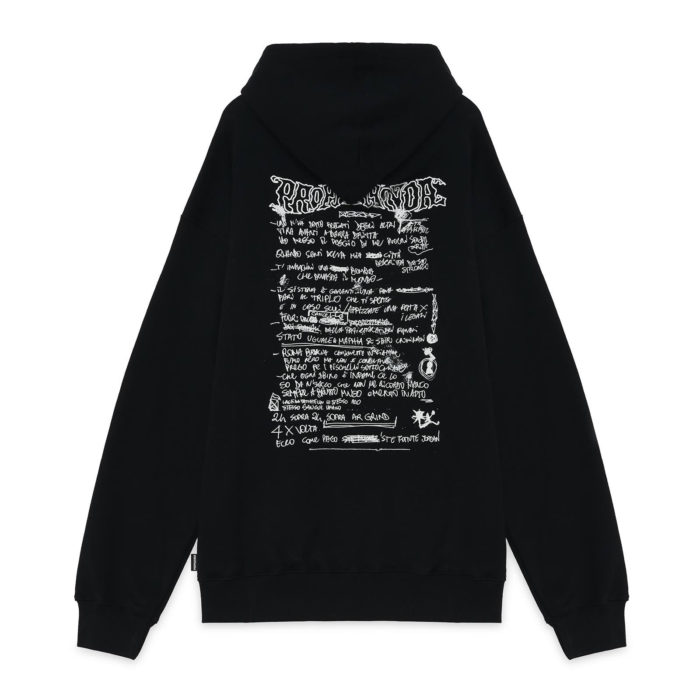 Felpa Propaganda Live Noyz Hoodie - Black - immagine 3