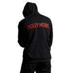 Dolly Noire Felpa Hexagon Hoodie - Black/Red - immagine 3