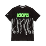 Octopus T-Shirt Blurred Tee - Black