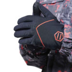 Dolly Noire Guanti Touch Gloves - Black/Red