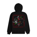 Doomsday Felpa Shark Fight Zip Hoodie - Black