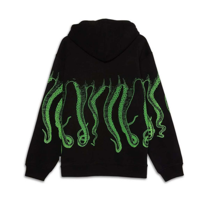 Octopus - Felpa Octopus Outline Hoodie - Black - immagine 3