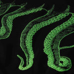 Octopus - Felpa Octopus Outline Hoodie - Black - immagine 4