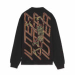 Iuter - Felpa Skeleton Crewneck - Black
