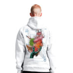 Dolly Noire Felpa Anemone Hoodie - White