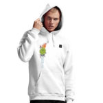 Dolly Noire Felpa Anemone Hoodie - White - immagine 3