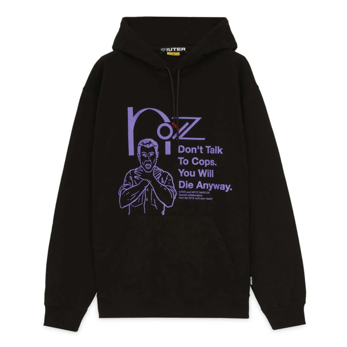 Iuter - Felpa Noyz Narcos Snitch Hoodie - Black - immagine 2