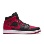 Nike Air Jordan 1 Mid Banned - Black/Gym Red-White