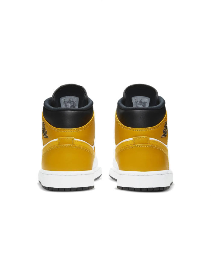 Nike Air Jordan 1 Mid - White/University Gold-Black - immagine 4