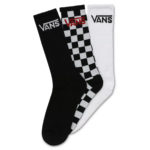 Vans Calze Classic Crew - Black/Checkerboard