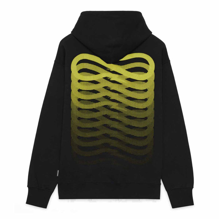 Propaganda Felpa Ribs Hoodie - Black - immagine 2
