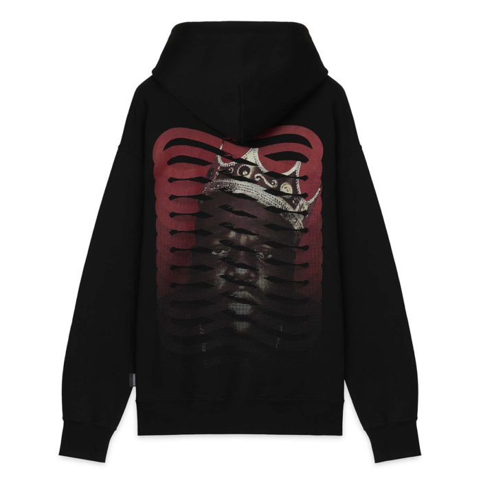 Propaganda Felpa Biggie Ribs Icon Hood - Black - immagine 2