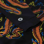 Octopus Felpa Octopus More Fire Crewneck - Black - immagine 4