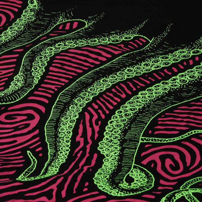 Octopus - Octopus Felpa Fingerz Hoodie - Black - immagine 4