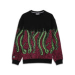 Octopus - Octopus Felpa Fingerz Crewneck - Black