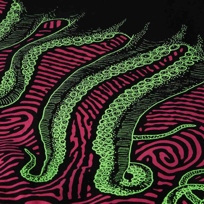 Octopus - Octopus Felpa Fingerz Crewneck - Black - immagine 4
