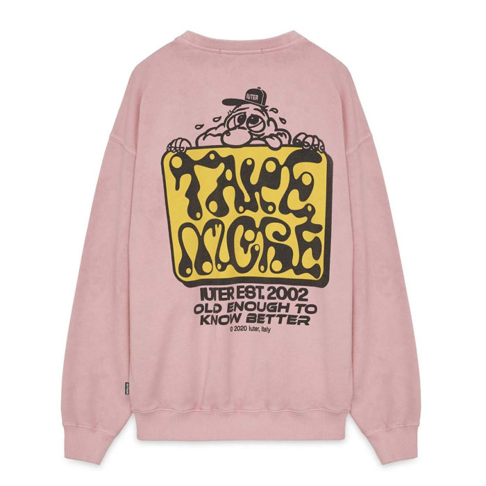 Iuter - Felpa Take More Crewneck - Pink - immagine 2