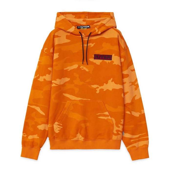 Iuter - Felpa Iuter Struggle Camo Hoodie - Orange - immagine 3