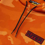 Iuter - Felpa Iuter Struggle Camo Hoodie - Orange - immagine 4