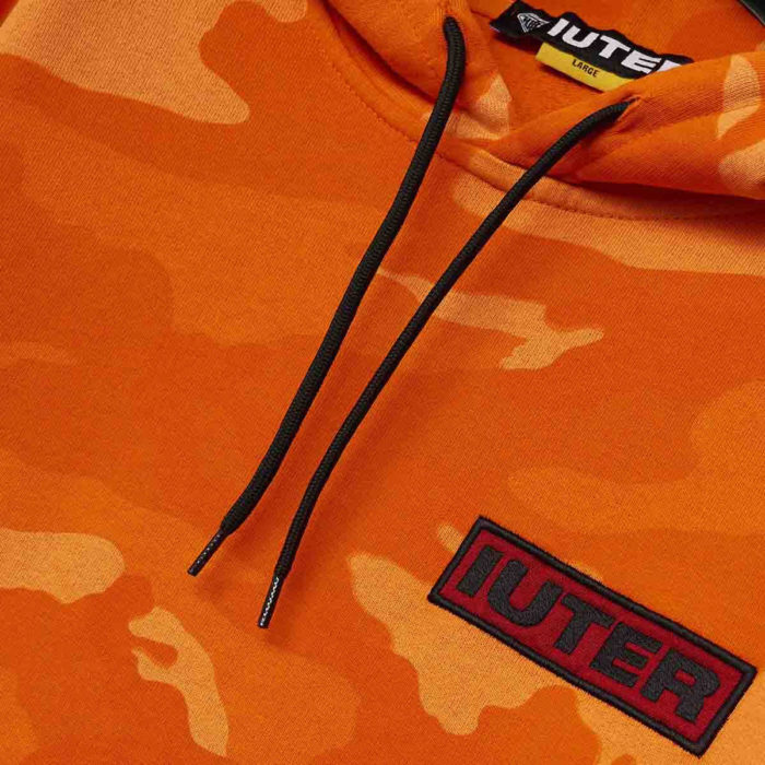 Iuter - Felpa Iuter Struggle Camo Hoodie - Orange - immagine 4