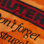 Iuter - Felpa Iuter Struggle Camo Hoodie - Orange - immagine 5