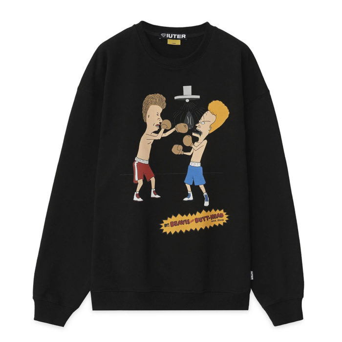 Iuter - Felpa B&B Knockout Crewneck - Black - immagine 2
