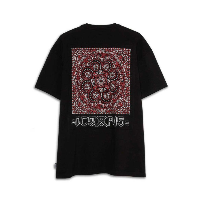 Octopus T-Shirt Bandana Logo Tee - Black - immagine 2